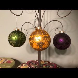 Three Mercury Glass ornaments